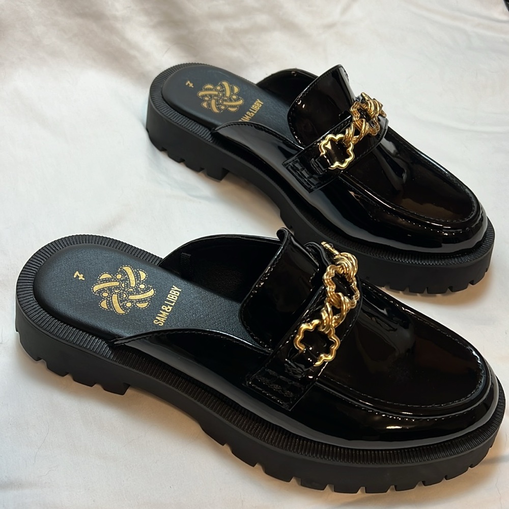 Sam & Libby Lug Sole Slip on Mule - Picture 3 of 6